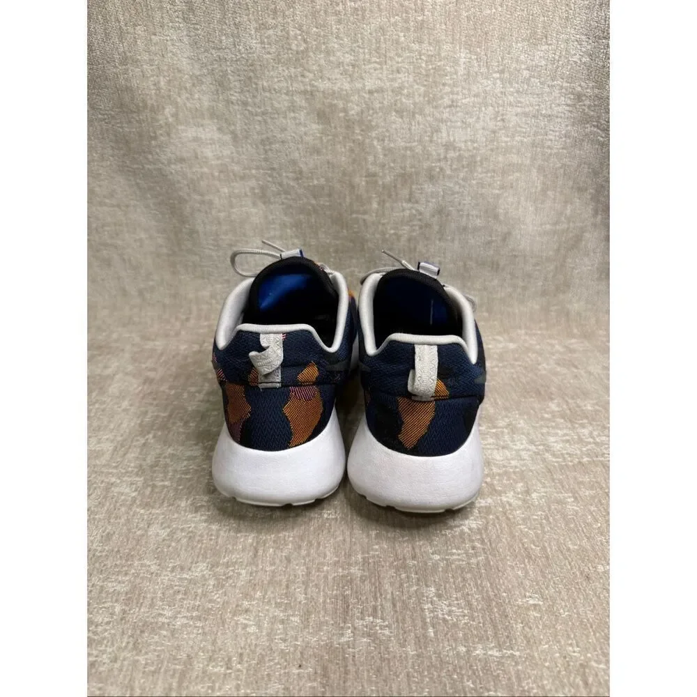 Nike Women's Roshe One Knit Jacquard Print Trainers Running Sneakers Blue Size 8